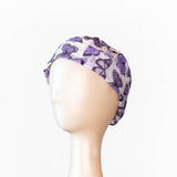 Lavender Butterfly crew chemo cap