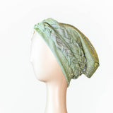 Limelight Sparkle braided pull-on chemo cap
