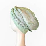 Limelight Sparkle braided pull-on chemo cap